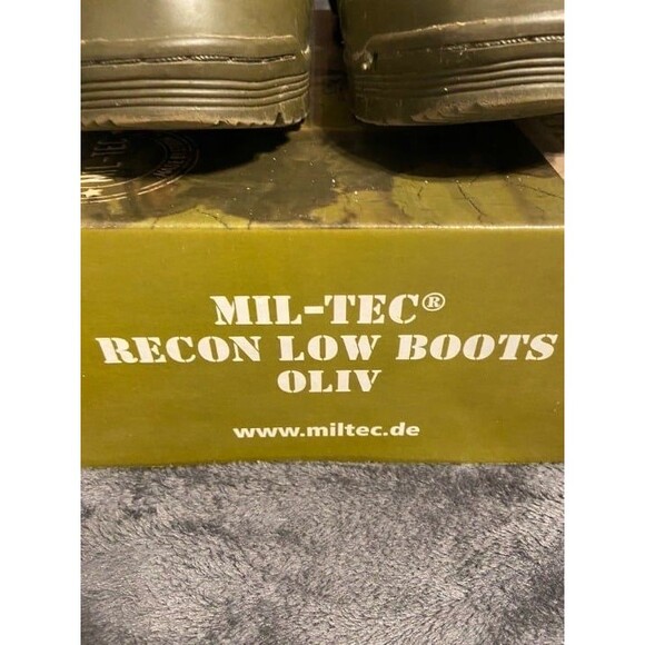 Mil-Tec Recon Low Boots Olive Green Military Combat - Picture 2 of 6